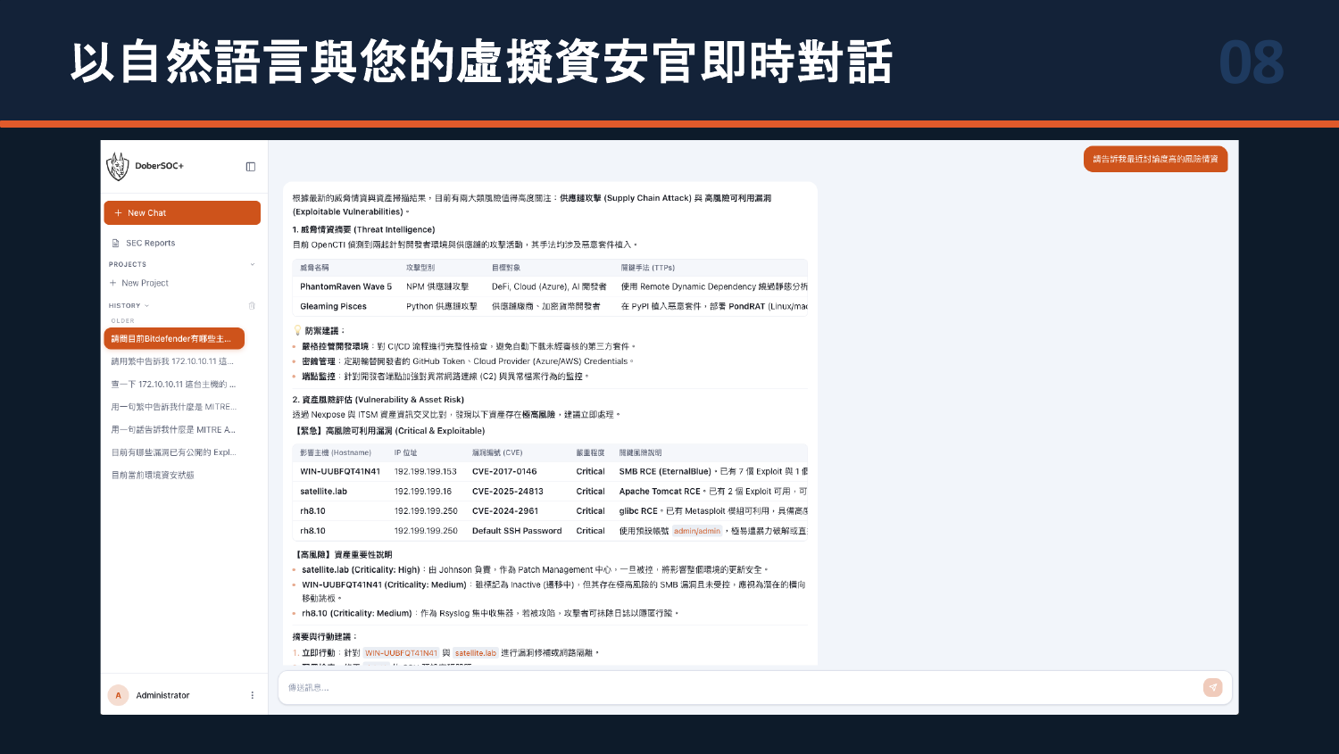 Chat interface
